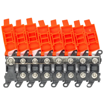 Modular Midi Fuse Input + Busbar + Seven Modular Midi Fuse Holder