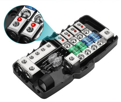 Midi Fuse Holder with Terminal Inputs - 300amp Rated @ 12V