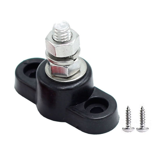 Black Surface Mount Stud M10 - 100amp Rated @ 12V