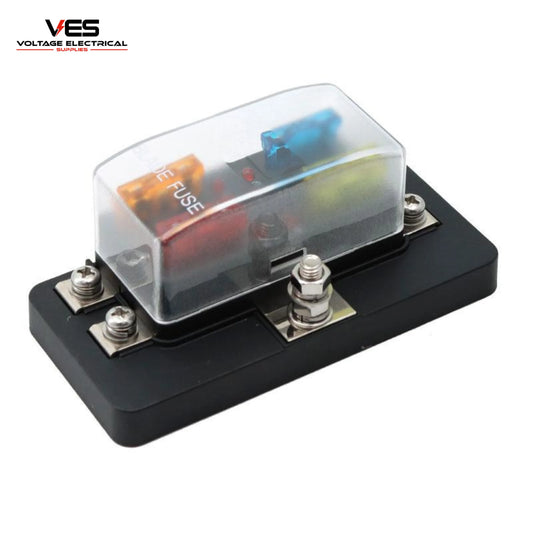 VES 4 Way Blade Fuse Box with LED Indicator