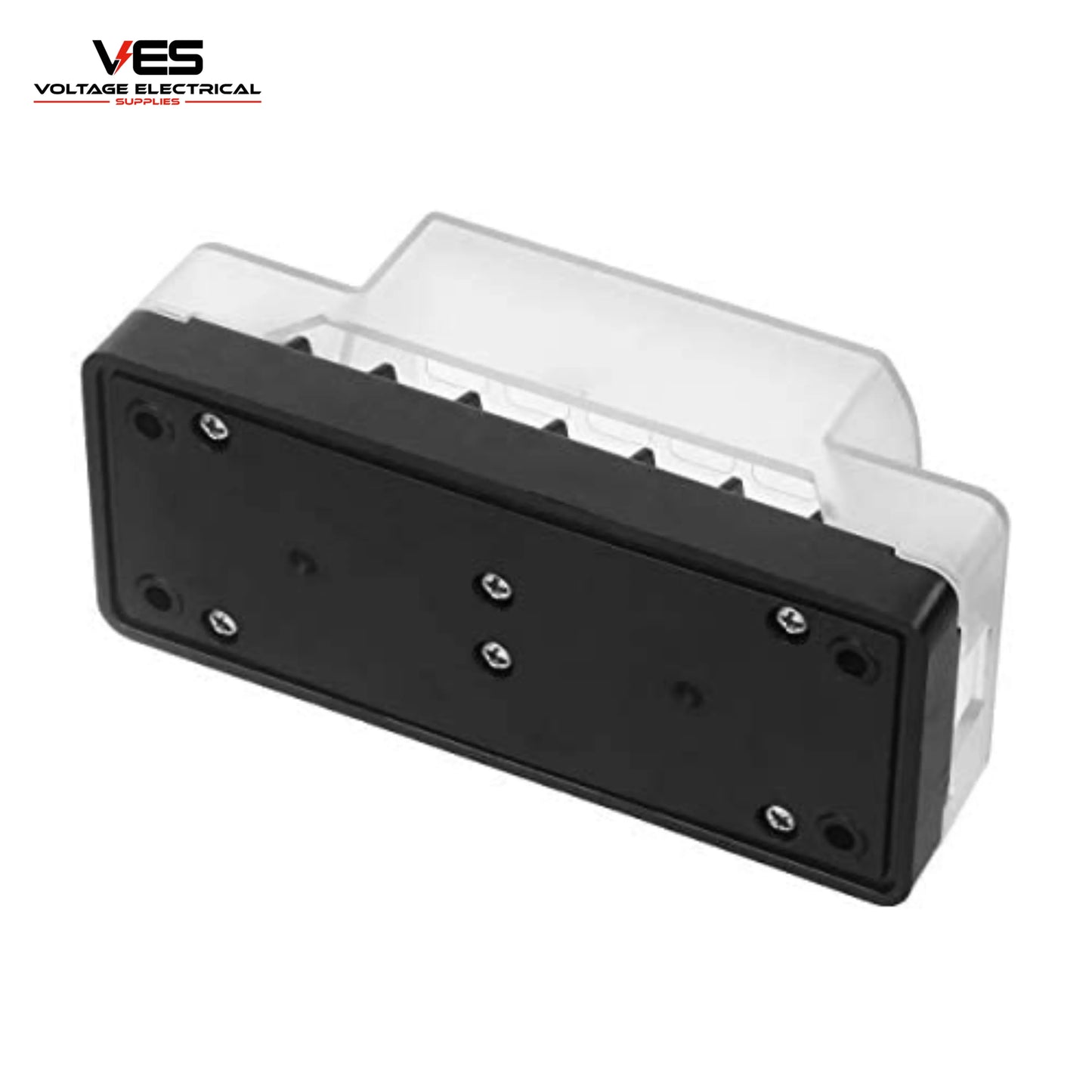 VES 6 Circuit Blade Fuse Box 12V/24V – ATO Fuse Block with Cover