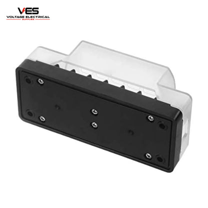 VES 6 Circuit Blade Fuse Box 12V/24V – ATO Fuse Block with Cover