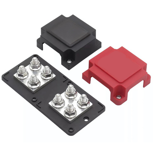 Bus Bar Eight Post - M10 Studs - 400amp rated @ 12V