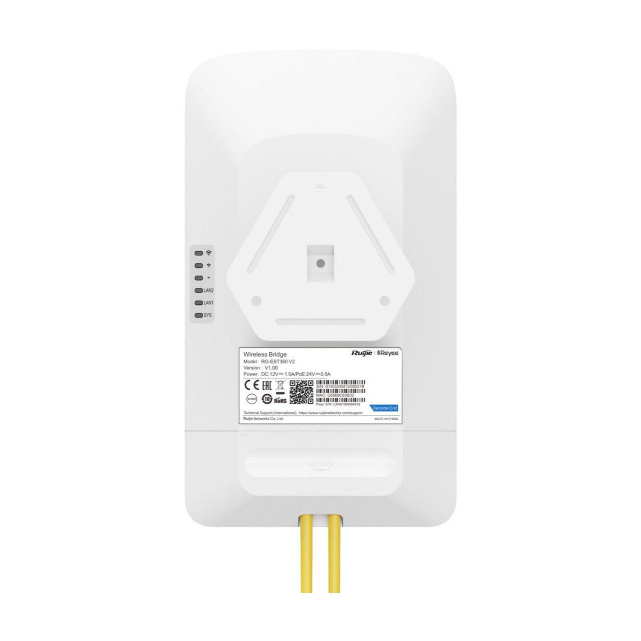 Reyee RG-EST350 V2 5GHz PTP Wireless Bridge Pre-Paired