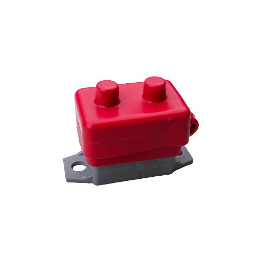 30AMP Metal Auto Circuit Breaker with Red Cover - Single Pack