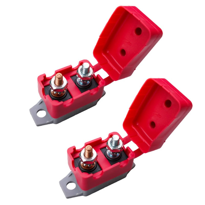 30AMP Metal Auto Circuit Breaker with Red Cover - Twin Pack