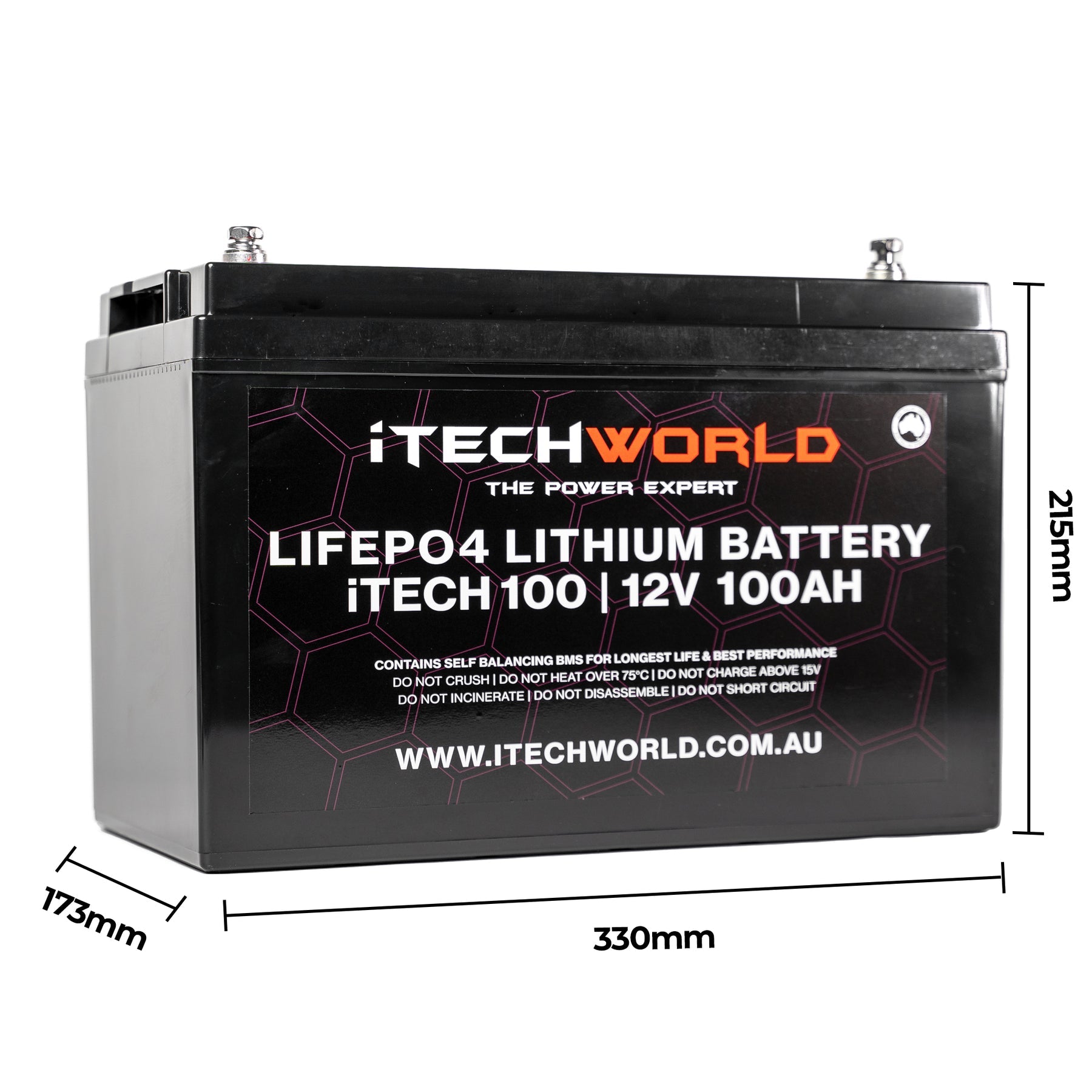 Itech100 12V 100Ah Lithium Battery Lifepo4 Deep Cycle – Voltage
