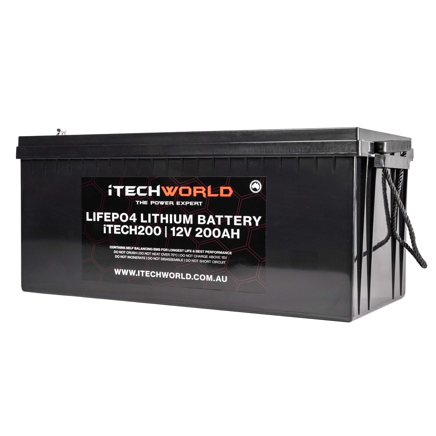 12V Itech200 200Ah Lithium Battery - Lifepo4 Deep Cycle Camping Rv Sol –  Voltage Electrical Supplies