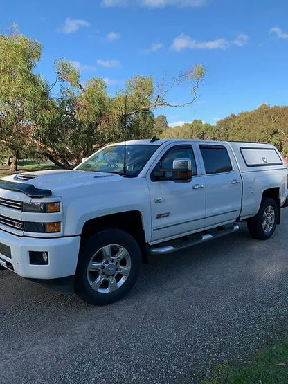 GMF4x4 BB-047P (047P-BB) UHF Antenna Bonnet Bracket Suit Chev Silverado 2500 2015 - 2019 (Passenger Side)