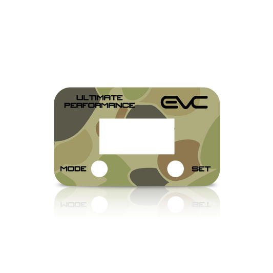 Designed specifically for the Australian off-road aesthetic, this custom faceplate allows you to modify the look of your EVC Throttle Controller to match your dash, your rig’s theme, or your personal style.