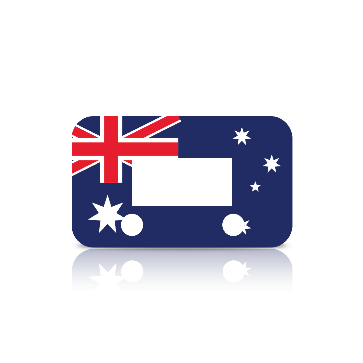 Wear your national pride right on your dashboard with the Aussie Flag EVC Faceplate. This custom modification replace the standard white interface with the iconic Australian flag.