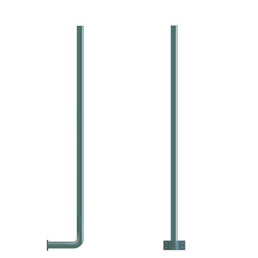 Blackhawk Aluminium J Pole 1.8m Antenna Mount | Roof & Wall Installation Bracket