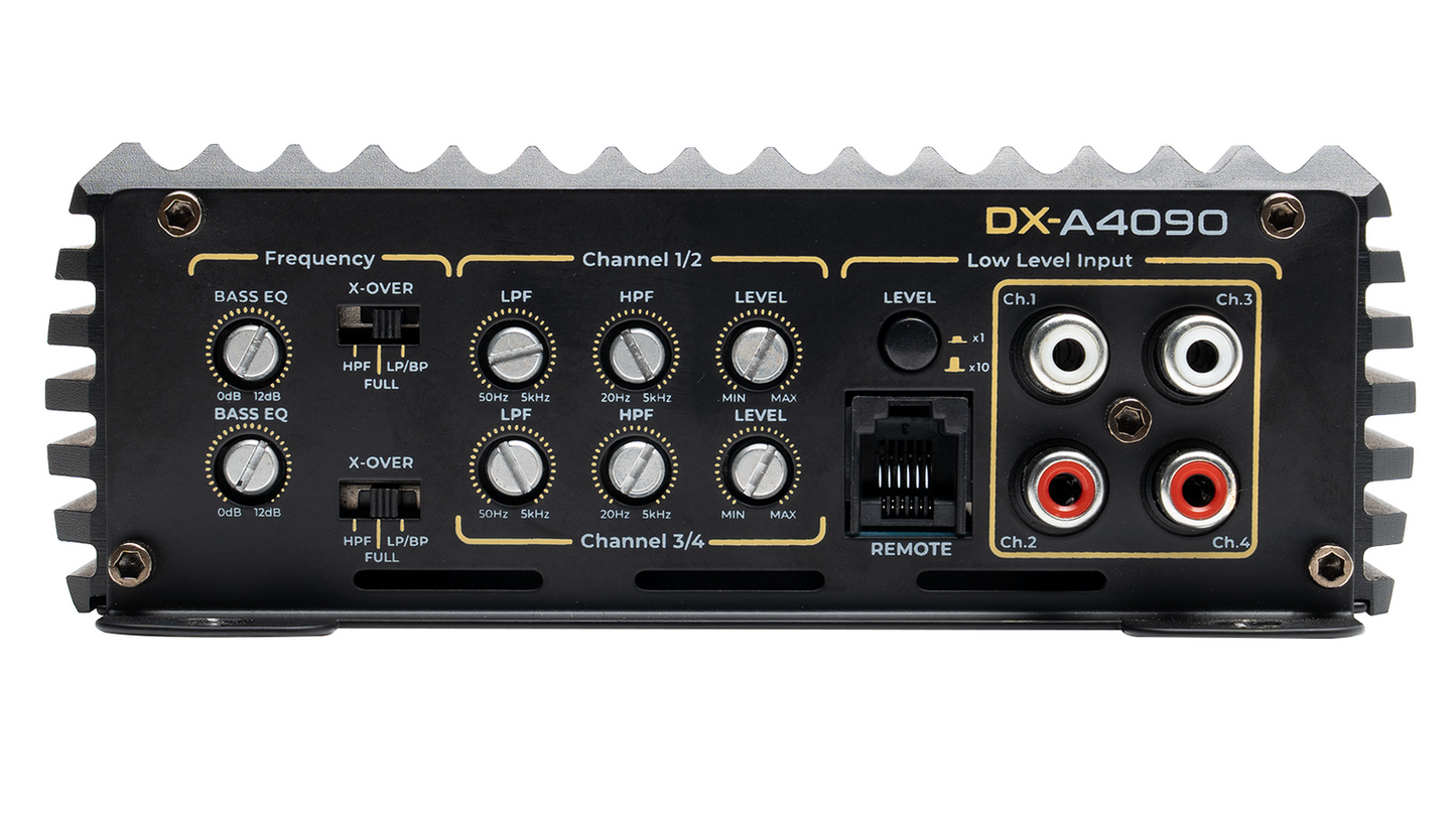 Mongoose DB Drive DX-A4090 : 4 Channel Class D Amplifier