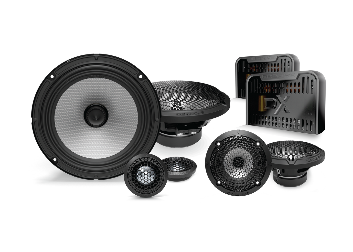 Mongoose DB Drive DX-S653C 6.5-Inch 3-Way Component Speaker System