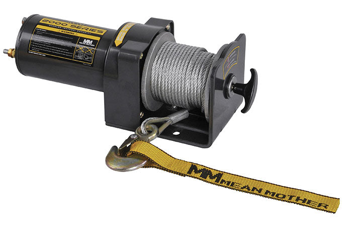 Mean Mother ATV winch 2000lb with steel cable EW2000