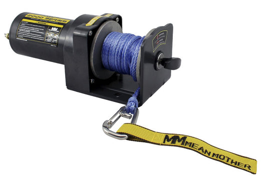 Mean Mother ATV winch 2000lb with synthetic rope EW2000S