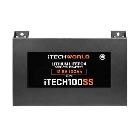 Itech100ss 100Ah 12V Super Slim Deep Cycle Lithium Battery - Preorder ETA END OF JUNE / EARLY JULY