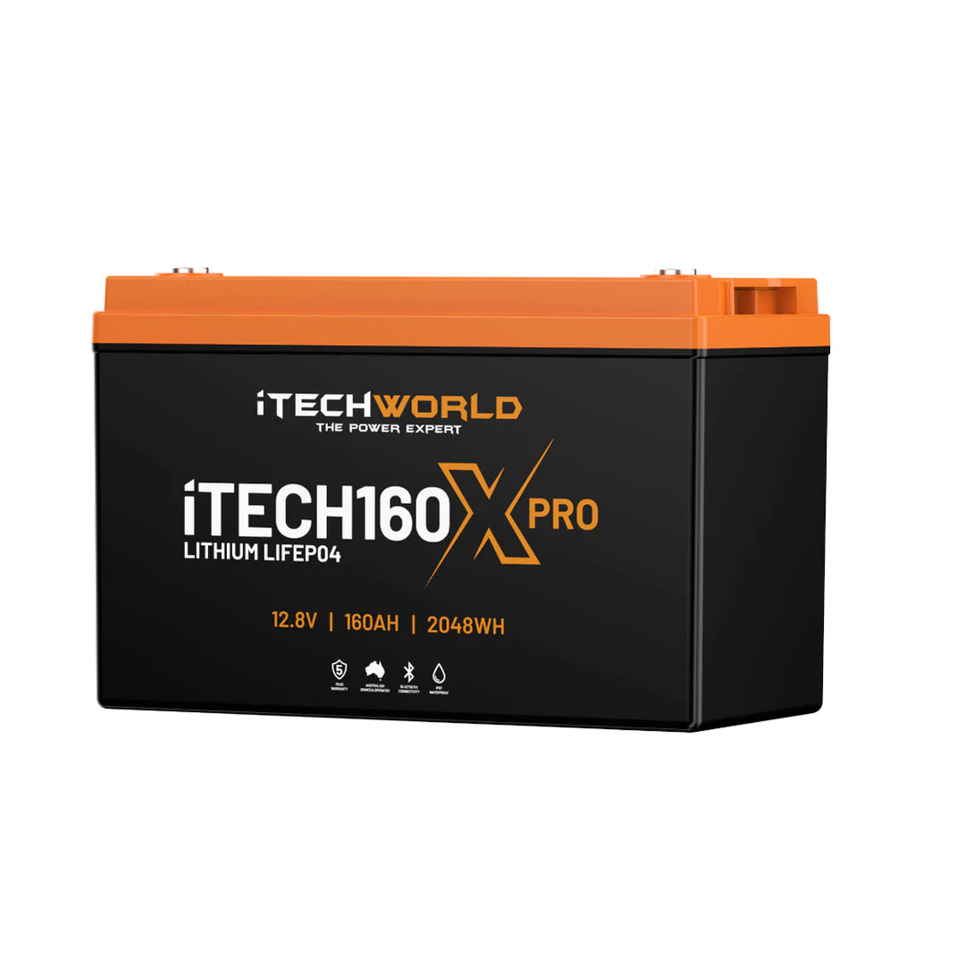 iTECH160X PRO Deep Cycle Lithium Battery with Bluetooth LiFePO4 160Ah