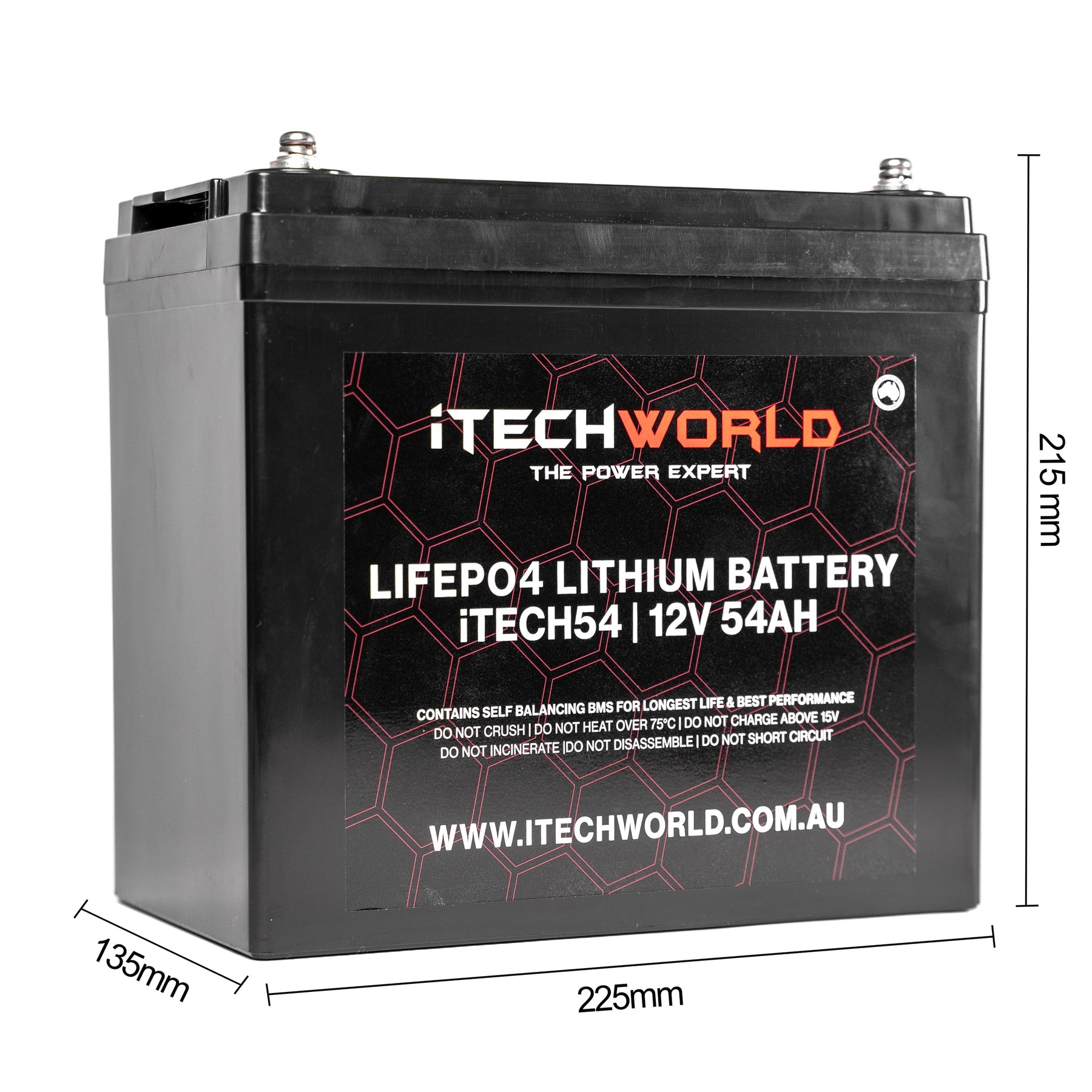 12V 200AH Lithium Battery LifePO4 Deep Cycle w/ Built-In BMS RV Camping 4WD