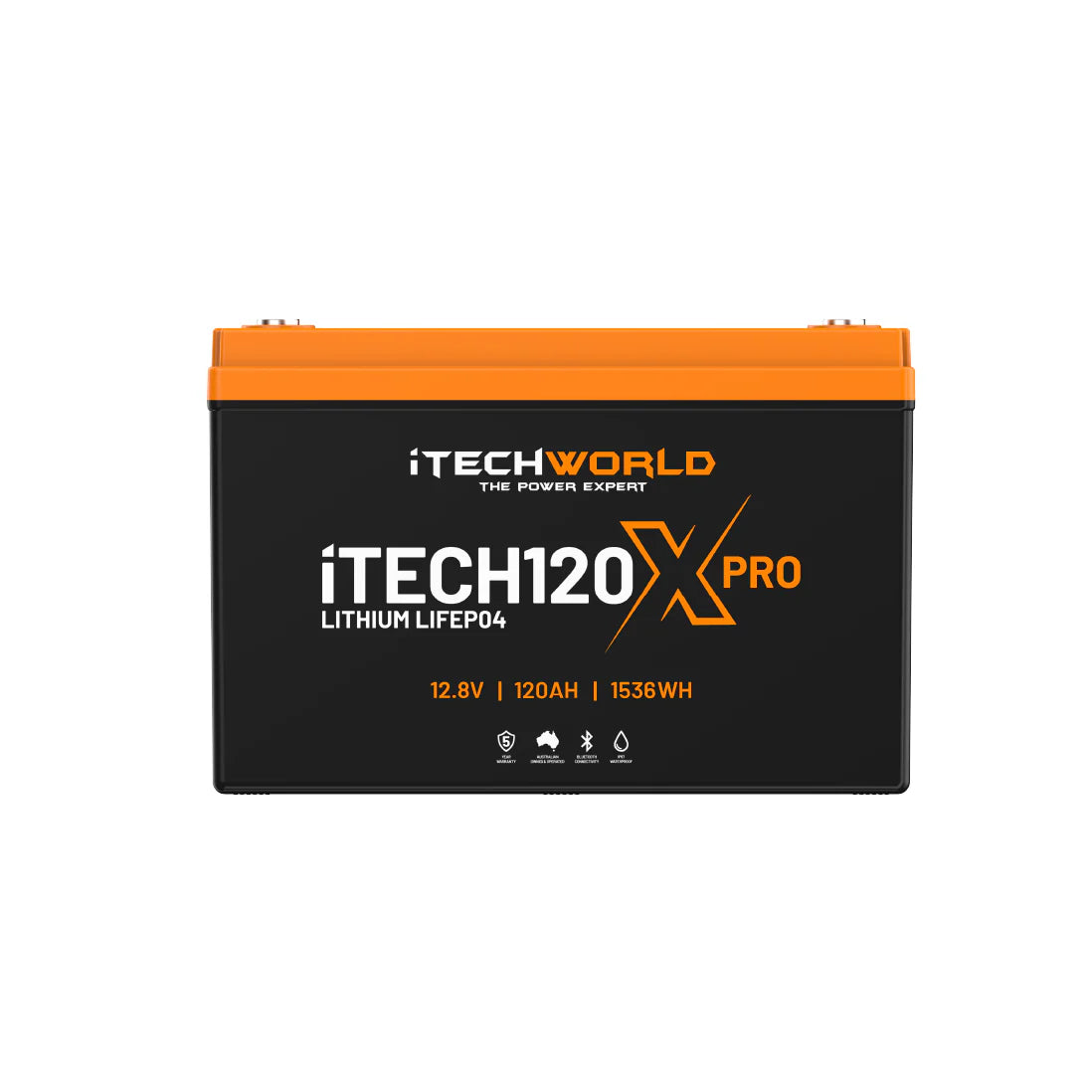 iTechworld iTECH120X PRO Deep Cycle Lithium Battery with Bluetooth LiFePO4 120Ah