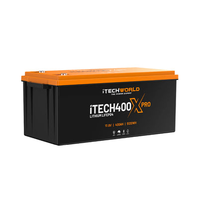 iTechworld iTECH400X PRO 400Ah LiFePO4 Battery w/ Bluetooth Monitoring