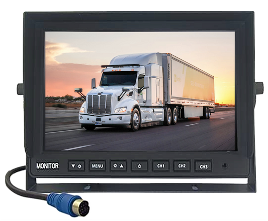 mongoose MM93A 9" AHD 1080P Monitor - 3 camera input