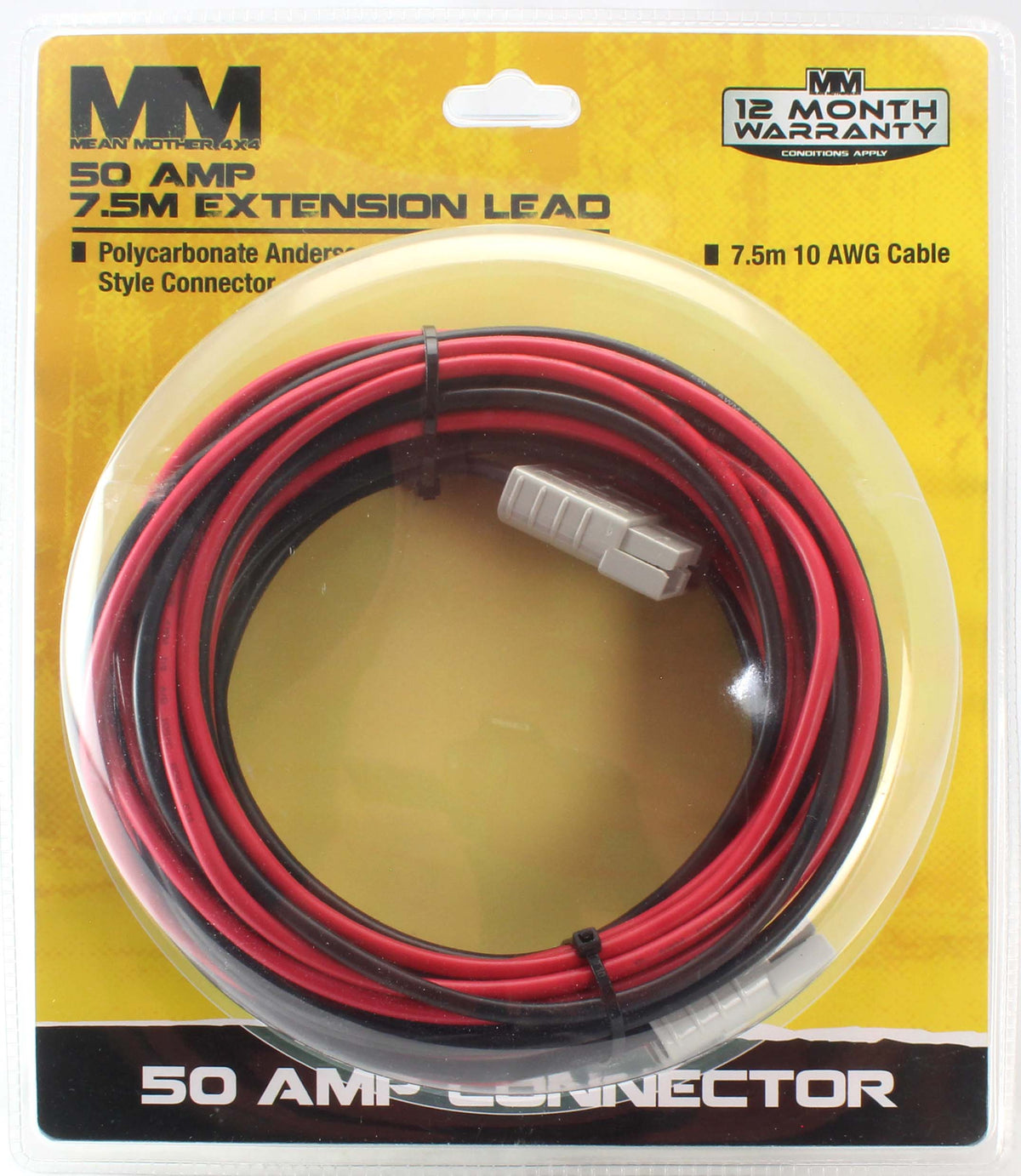 Mean Mother 50A Anderson style lead 7.5m MMAPL75