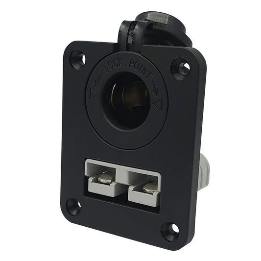 Mean Mother 50A Anderson style and 12V socket flush mount panel MMAPP03