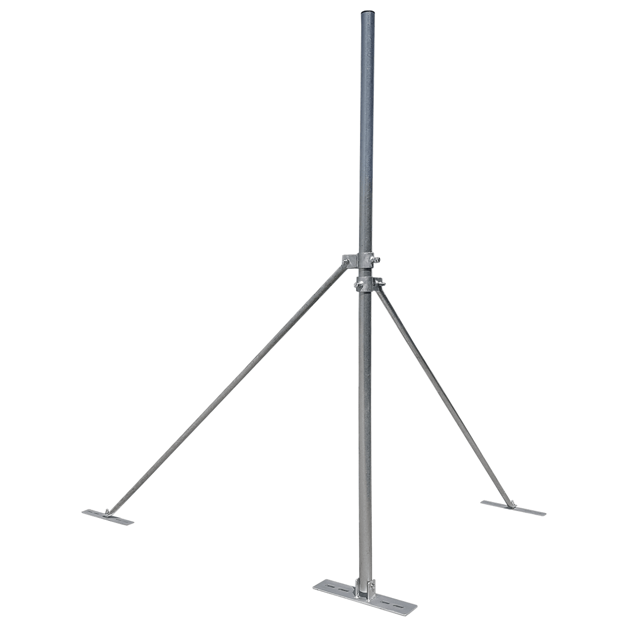 Collared Roof Mast 2m (48mm Pole) – Heavy-Duty Galvanised Steel by APAC
