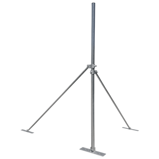 Collared Roof Mast 2m (48mm Pole) – Heavy-Duty Galvanised Steel by APAC