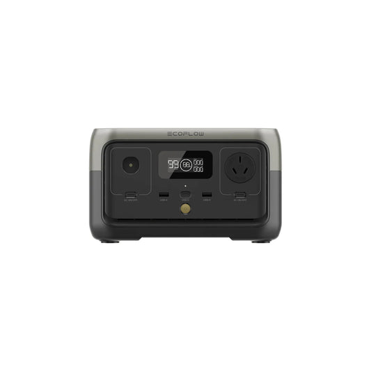 ECOFLOW Portable Power Station 256Wh, 20AH 600W X-Boost RIVER 2