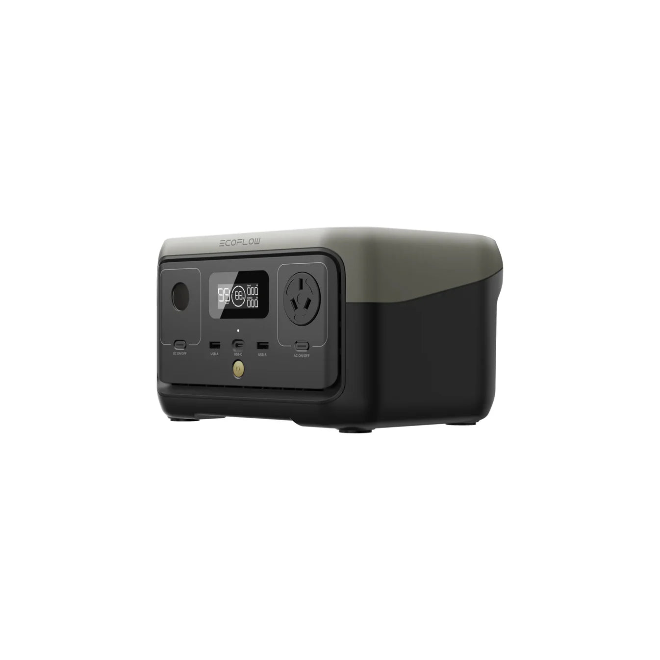 ECOFLOW Portable Power Station 256Wh, 20AH 600W X-Boost RIVER 2