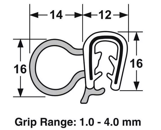 Proflex Pinchweld & Seal On Top Boot Seal Type - 5m Length