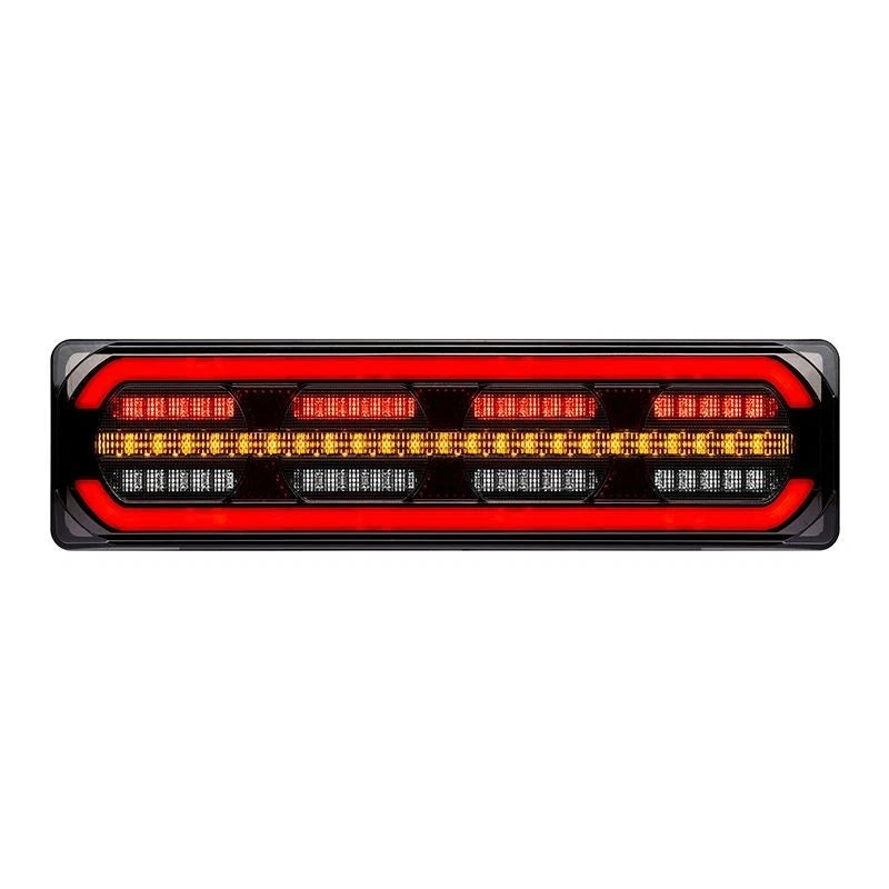Roadvision LED Rear Combination Lamp 10-30V Stop/Tail/Ind/Rev/Ref Glowtech Tail 390x105x39mm