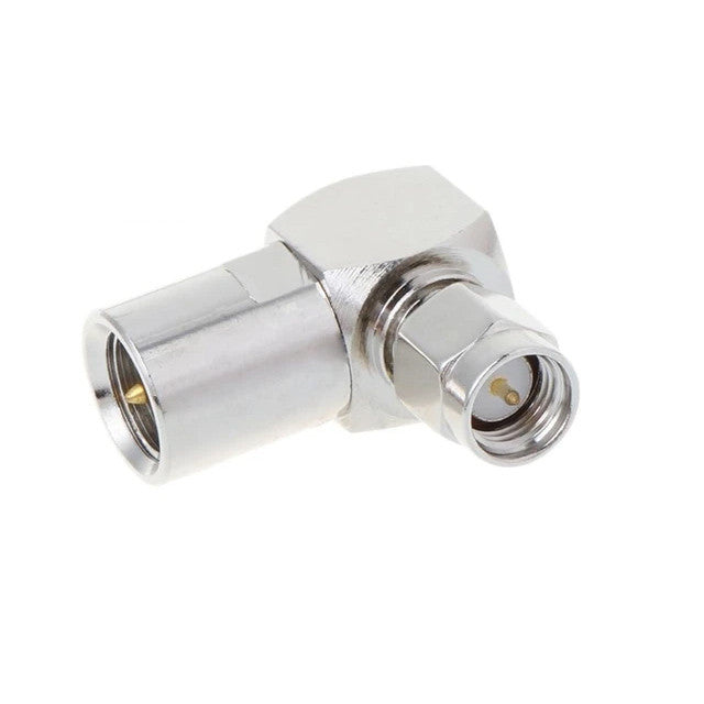 Powertec RF Adapter, SMA Male to FME Male, Right Angle