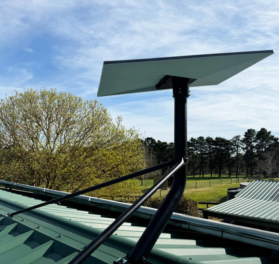 STARLINK GEN3 STD. METAL ROOF MOUNT 50mm, BLACK MAS-BH-00386