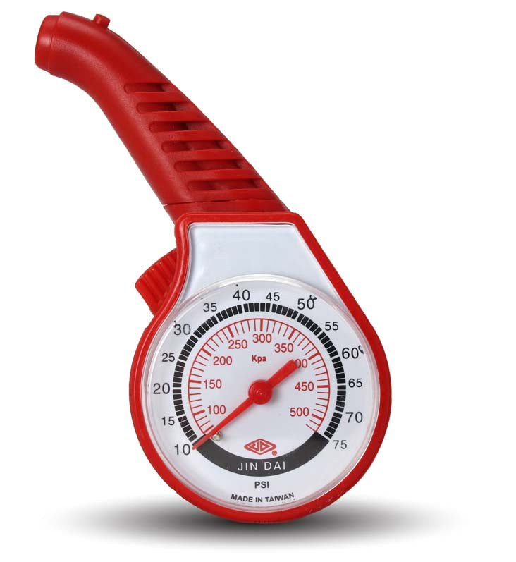 Dr Air dial tyre pressure gauge 10-75 PSI TG3