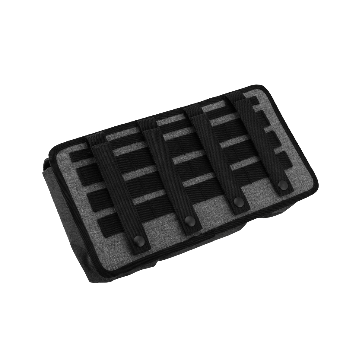 Back view of Navigator Pocket Buddy showing military-style press stud webbing straps.