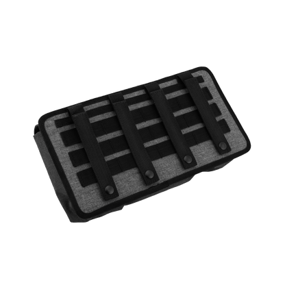 Back view of Navigator Pocket Buddy showing military-style press stud webbing straps.