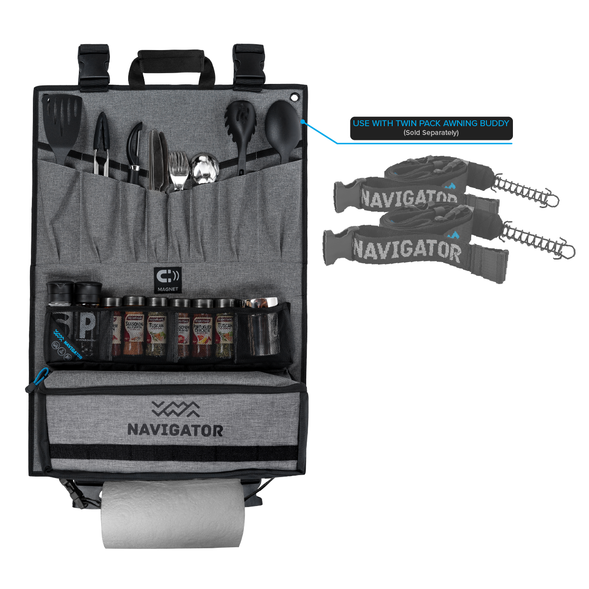 Navigator Kitchen Buddy + Adapter Straps