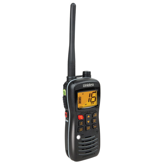 Uniden MHS127 5W Watt Handheld VHF Marine Waterproof Floating Radio