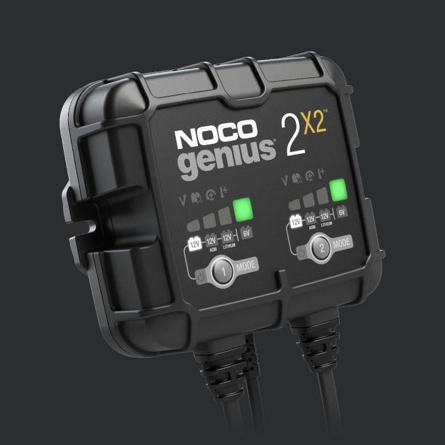 GENIUS2X2 6/12V4A 2-BANK BATTERY CHARGER