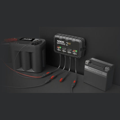 GENIUS2X4 6/12V8A 4-BANK BATTERY CHARGER