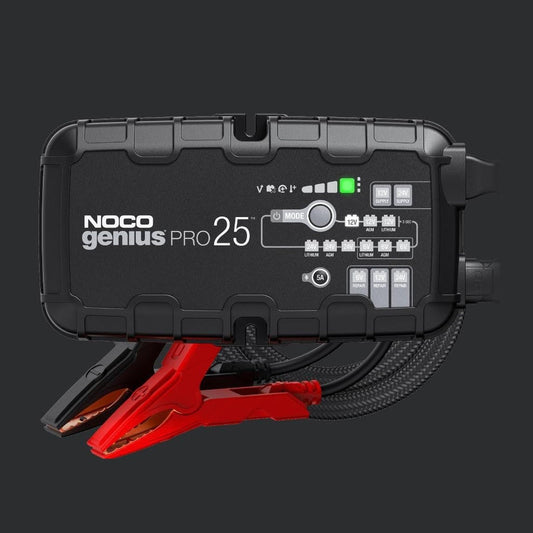 GENIUSPRO25 6/12/24V 25A BATTERY CHARGER