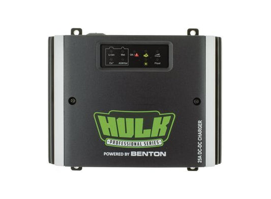 HULK DC TO DC BATTERY CHARGER 25 AMP MULTI STAGE FULLY AUTOMATIC