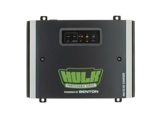 HULK DC TO DC BATTERY CHARGER 40 AMP MULTI STAGE FULLY AUTOMATIC