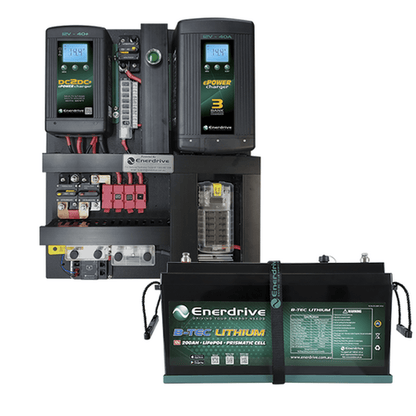Enerdrive eSYSTEM-E 40A AC / DC, ePRO+ Monitor