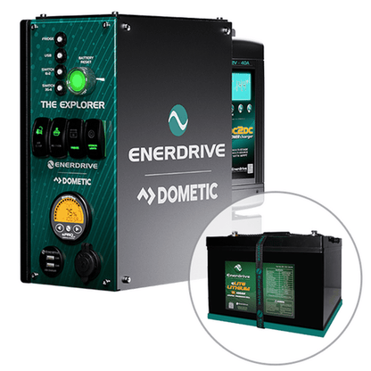 Enerdrive 4WD Canopy Explorer System with 40A DC2DC Charger, With Lithium Battery