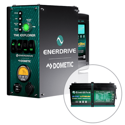 Enerdrive 4WD Canopy Explorer System with 40A DC2DC Charger, With Lithium Battery