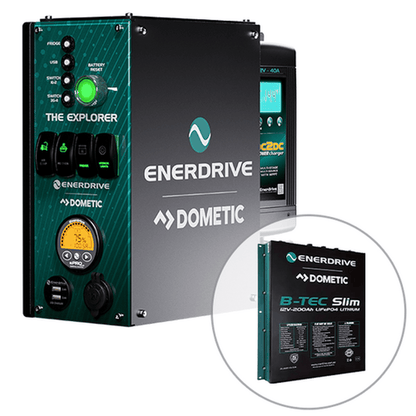 Enerdrive 4WD Canopy Explorer System with 40A DC2DC Charger, With Lithium Battery